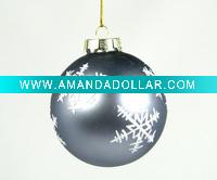 Wholesale 80MM Christmas Glass Ball Ornament