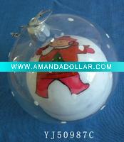 Wholesale glass x'mas ball