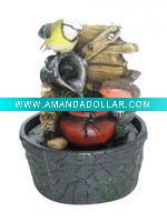 Wholesale Small bird table water fountain with Battery indoor ornaments