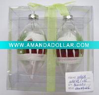 Wholesale xmas glass decoration
