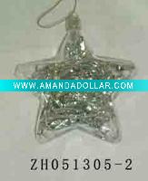 Wholesale glass x'mas ball