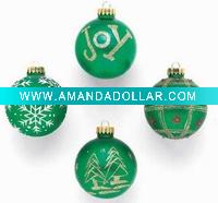 Wholesale Christmas Glass Ornaments Xmsb-12