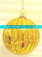 Glass ball ornament