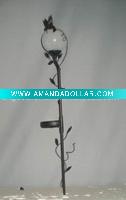 Wholesale solar garden ball with metal stand