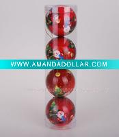 Wholesale LOT OF 24 BLUE CHRISTMAS BALL ORNAMENTS DECORATION NEW IN BOX!