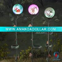 Wholesale solar garden ball with metal stand