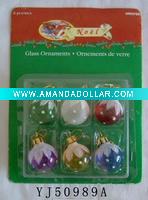 Wholesale glass x'mas ball
