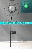 Wholesale solar garden ball with metal stand