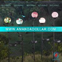 Wholesale solar garden ball with metal stand