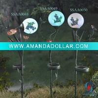 Wholesale solar garden ball with metal stand