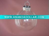 Wholesale Clear Glass Christmas Balls