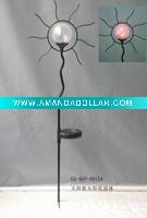 Wholesale solar garden ball with metal stand