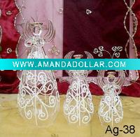 Wholesale hand painted blown glass christmas Angel Ag-38