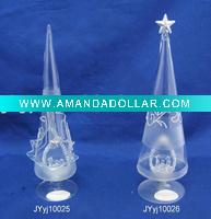 Wholesale glass christmas tree JYyj10025-10026