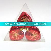 Wholesale glass Christmas ball ornament
