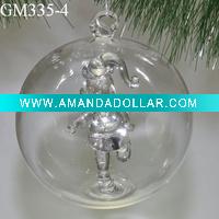 Wholesale glass christmas tree hanging ball