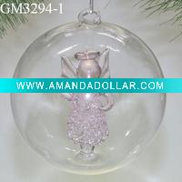 Wholesale glass christmas tree hanging ball