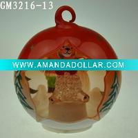 hand drawing Christmas ball with LED light