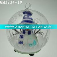 christmas snowman ball with LED light