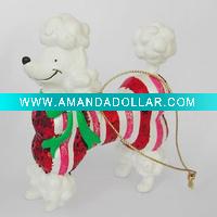 Wholesale Resin animal Christmas ornament