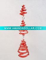Wholesale christmas pendant glass hanging ornament