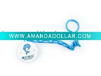 round with chain pacifier holder cilp