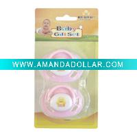 Wholesale baby silicon pacifier with cover