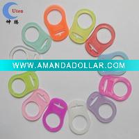 Wholesale 2011 Hot Silicone Pacifier Ring for MAM, NUK