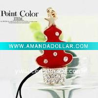 Wholesale Custom Christmas tree phone accessory Y2011