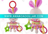 Wholesale Baby smilling bunny Teether toy
