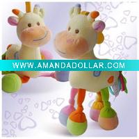 Wholesale Multicolor Hanging Giraffe Teething Toy