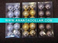 Wholesale X'MAS PLASTIC BALL