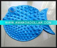 Wholesale Lovely Bubbles Fish Baby Bath Mat