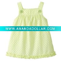 Wholesale new 100%cotton baby vest,baby top, baby garment