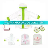 Cotton Children Hooded Bathrobe