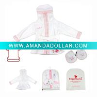 Cotton Terry Baby Robe Set