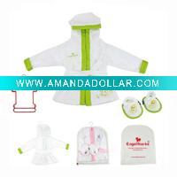 Wholesale Cotton Terry Kids Bathrobe Set