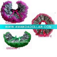 ruffles trim zebra skirt for baby girls