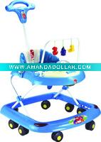 blue baby walker