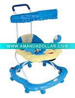 Wholesale plastic musical baby walker
