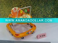 Plastic colored baby walker
