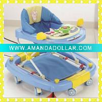 Plastice baby walker with beautiful music can folding