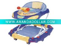 adjustable height plastic musical toy with brake cheapest baby walker