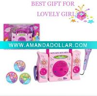 Wholesale CD player with mike Musical instrument toys