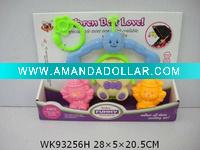 Wholesale plastic carton baby bell toys