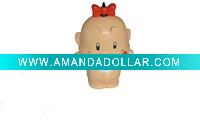 pvc-coin bank baby