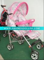 Wholesale double wheel baby stroller