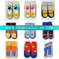 Wholesale baby full terry cotton shoe socks