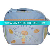 Wholesale 600D 300D shoulder small nappy bags for baby