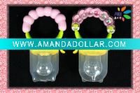 Silicone Baby rattle teether